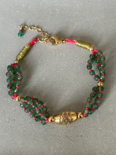 Charger l'image dans la galerie, Bracelet Manille agates vertes