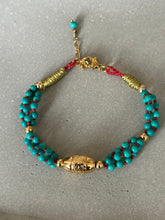 Charger l'image dans la galerie, Bracelet Manille turquoises