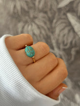 Charger l&#39;image dans la galerie, Bague Scarabée turquoise
