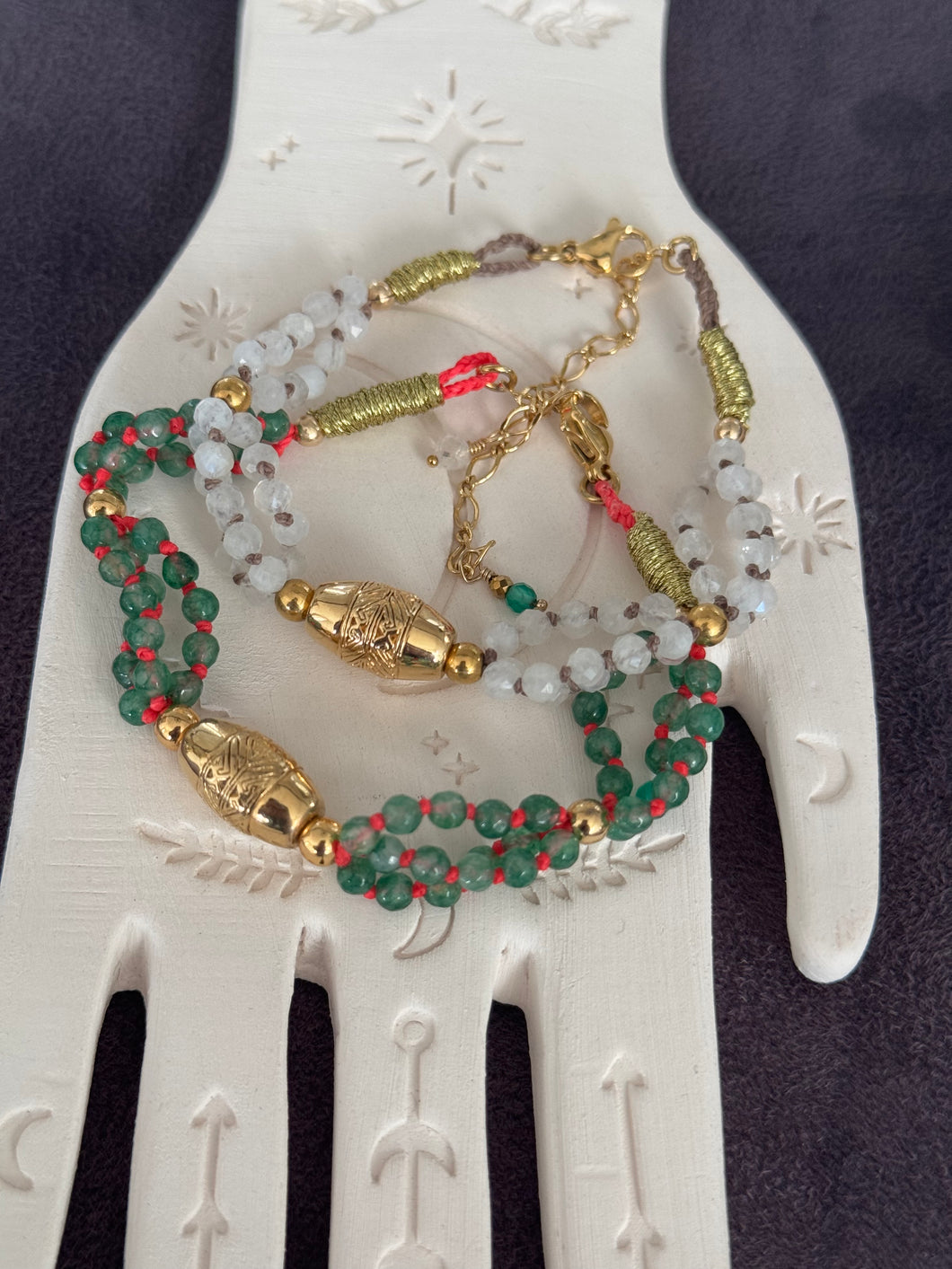 Bracelet Manille pierres de Lune